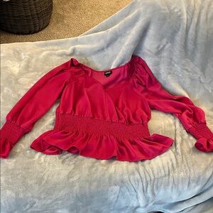 Elegant hot pink Women's Top